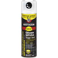 5-in-1 Rust Preventive Spray Enamel, White, Gloss, 15 oz., Aerosol Can Southpoint Industrial Supply