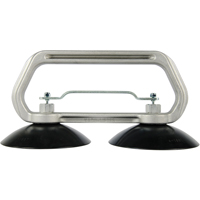 Appareils &agrave; ventouses - Ventouse double industrielle, 75 lb Capacit&eacute;, 5", Barre &agrave; tirer, 10" Longueur de la manche Southpoint Industrial Supply