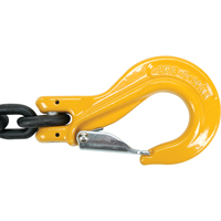 Chain Slings, 80 Chain, Double Legs, Oblong & Grab Hooks, 5/8" x 5' Southpoint Industrial Supply