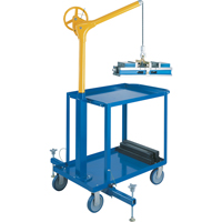 Tall Industrial Lifting Device with Mobile Cart, 500 lbs. (0.25 tons) Capacity LS954 | Southpoint Industrial Supply