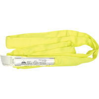 Round Slings, Yellow, 2" W x 6' L, 9000 lbs. Vertical Load Southpoint Industrial Supply