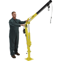 Winch Operated Truck Jib Crane, 500 lbs. (0.25 tons) Capacity, 102' Max. Clearance LU494 | Southpoint Industrial Supply