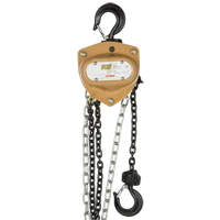 Heavy-Duty Gold Series Chain Hoist, 10' Lift, 1000 lbs. (0.5 tons) Capacity, Alloy Steel Chain Southpoint Industrial Supply