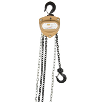 Heavy-Duty Gold Series Chain Hoist, 10' Lift, 2000 lbs. (1 tons) Capacity, Alloy Steel Chain Southpoint Industrial Supply