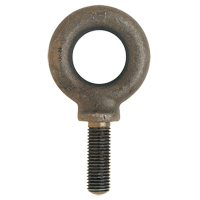 Eye Bolt, 65 mm Dia., 44.5 mm L, Uncoated Natural Finish, 3520 lbs. (1.76 tons) Capacity Southpoint Industrial Supply