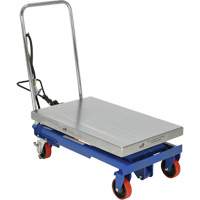Pneumatic Hydraulic Scissor Lift Table, Steel, 32-1/2" L x 19-3/4" W, 1000 lbs. Cap. Southpoint Industrial Supply