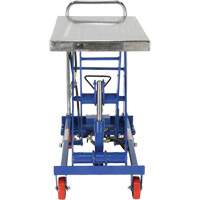 Pneumatic Hydraulic Scissor Lift Table, Steel, 32-1/2" L x 19-3/4" W, 1000 lbs. Cap. Southpoint Industrial Supply