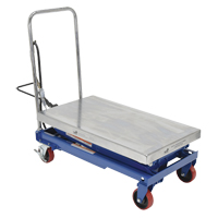 Pneumatic Hydraulic Scissor Lift Table, Steel, 35-1/2" L x 20" W, 800 lbs. Cap. Southpoint Industrial Supply