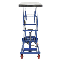 Pneumatic Hydraulic Scissor Lift Table, Steel, 35-1/2" L x 20" W, 800 lbs. Cap. Southpoint Industrial Supply