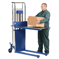 Gerbeur Hefti-Lift, M&eacute;canisme Pompe au pied, Capacit&eacute; de 300 lb, Levage max de 59" Southpoint Industrial Supply