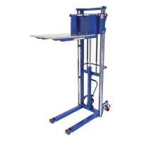Gerbeur Hefti-Lift, M&eacute;canisme Pompe au pied, Capacit&eacute; de 1500 lb, Levage max de 63" Southpoint Industrial Supply