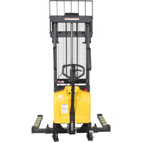 Fork Lift Stacker, Electric Operated, 2000 lbs. Capacity, 63" Max Lift Southpoint Industrial Supply