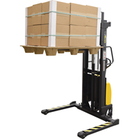 Fork Lift Stacker, Electric Operated, 2000 lbs. Capacity, 63" Max Lift Southpoint Industrial Supply
