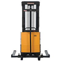 Fork Lift Stacker, Electric Operated, 2000 lbs. Capacity, 118" Max Lift Southpoint Industrial Supply