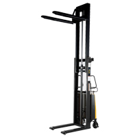 Fork Lift Stacker, Electric Operated, 2000 lbs. Capacity, 118" Max Lift Southpoint Industrial Supply