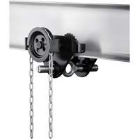 HTG Geared Clevis Trolley, 4409 lbs. (2 tons) Capacity, 2-39/64" - 8-43/64" LW530 | Southpoint Industrial Supply