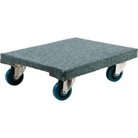 Wood Dollies - Heavy-Duty, Rubber Wheels, 1400 lbs. Capacity, 18" W x 24" D x 7" H Southpoint Industrial Supply