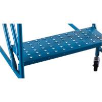 CSA-Certified Rolling Step Ladder with Locking Step, 8 Steps, 30" Step Width, 72" Platform Height, Steel Southpoint Industrial Supply