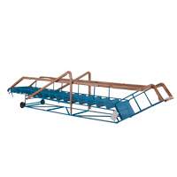 CSA-Certified Rolling Step Ladder with Locking Step, 16 Steps, 30" Step Width, 144" Platform Height, Steel Southpoint Industrial Supply