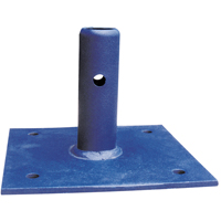 Scaffolding Accessories - Fixed Base Plate, Base Plate, 6" W x 6" H Southpoint Industrial Supply