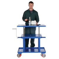 Hydraulic Lift Table, 24" L x 36" W, Steel, 2000 lbs. Capacity Southpoint Industrial Supply