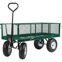 Wagons With Fold-Down Racks, 24" W x 48" L, 800 lbs. Capacity MH238 | Southpoint Industrial Supply