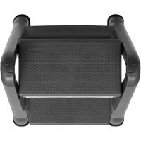 Folding Step Stool, 2 Steps, 19-1/2" x 20-1/2" x 22-3/4" High Southpoint Industrial Supply