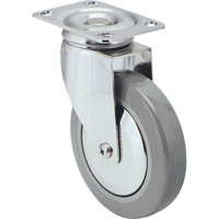 Caster, Swivel, 3" (76 mm), Rubber, 125 lbs. (57 kg.) MI958 | Southpoint Industrial Supply