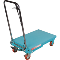 Heavy-Duty Hydraulic Scissor Lift Table, 27-1/2" L x 17-3/4" W, Steel, 330 lbs. Capacity Southpoint Industrial Supply