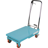 Heavy-Duty Hydraulic Scissor Lift Table, 27-1/2" L x 17-3/4" W, Steel, 330 lbs. Capacity Southpoint Industrial Supply