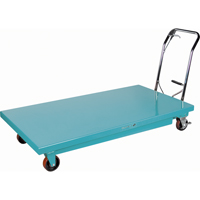 Heavy-Duty Hydraulic Scissor Lift Table, 63" L x 31-7/8" W, Steel, 1100 lbs. Capacity Southpoint Industrial Supply