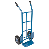 Heavy-Duty Hand Truck, Dual Handle, Steel, 46" Height, 800 lbs. Capacity Southpoint Industrial Supply