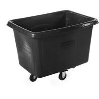 Bulk Cube Truck, Polyethylene, 44-1/16" L x 31" W x 32-1/2" H, 14 cu.ft. Volume, 500 lbs. Capacity Southpoint Industrial Supply