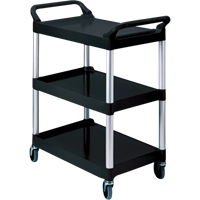 Service Cart, 3 Tiers, 19" x 38" x 34", 200 lbs. Capacity Southpoint Industrial Supply
