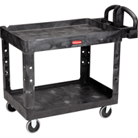 Chariot utilitaire robuste - 4546-00, 2 tiers, 26" x 33-1/4" x 55", Capacit&eacute; 750 lb Southpoint Industrial Supply