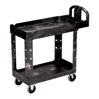 Chariot utilitaire robuste - 4500-88, 2 tiers, 17-1/8" x 33-1/4" x 39", Capacit&eacute; 500 lb Southpoint Industrial Supply