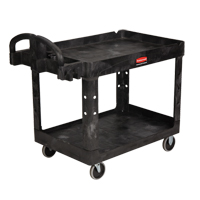 Heavy Duty Utility Cart - 4520-88, 2 Tiers, 25-1/4" x 39" x 44", 500 lbs. Capacity Southpoint Industrial Supply