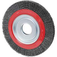 Crimped Wire Wheel, 6" Dia., 0.02" Fill, 1/2"/2"/5/8" Arbor Southpoint Industrial Supply