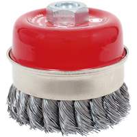 CKB3201T High Performance Knot Banded Cup Brush, 3-1/2" Dia. x 5/8"-11 Arbor Southpoint Industrial Supply