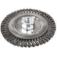 Stringer Bead Brush, 5" Dia., 0.022" Fill, 5/8"-11 Arbor, Steel Southpoint Industrial Supply