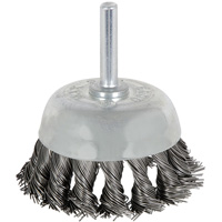 8046 Shaft Mounted Knot Twisted Cup Brush, 1-1/8" Dia. Southpoint Industrial Supply