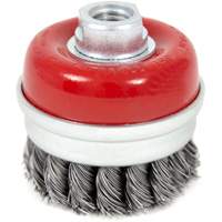 High-Performance Knot Banded Cup Brush, 3" Dia. x 5/8"-11 Arbor Southpoint Industrial Supply