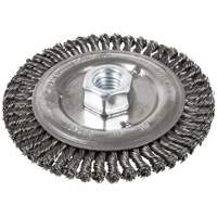Stringer Bead Brush, 6" Dia., 0.022" Fill, 5/8"-11 Arbor, Steel Southpoint Industrial Supply