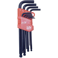 JBHK-10 Long Arm Hex Key Set, 10 Pcs., Imperial Southpoint Industrial Supply