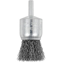 Brosse coupelle sertie mont&eacute;e sur tige, 1", Fils 0,012", Tige 1/4" Southpoint Industrial Supply