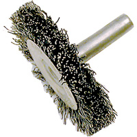 Brosse radiale &agrave; fils cr&ecirc;p&eacute;s mont&eacute; sur mandrin ER200-12, 2", Fils ,012" Southpoint Industrial Supply