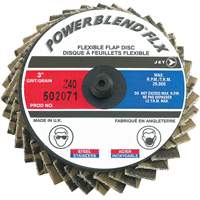 Powerblend FLX Roll-on Flap Disc, 3" x Type R, Z40 Grit, Zirconia Alumina Southpoint Industrial Supply
