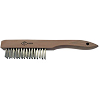 Scratch Brush, Stainless Steel, 4 x 16 Wire Rows Southpoint Industrial Supply