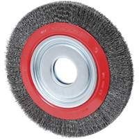 Crimped Wire Wheel, 10" Dia., 0.014" Fill, 2" Arbor Southpoint Industrial Supply