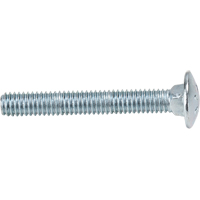 Carriage Bolt, Standard, 5/16" x 3" L, Zinc Cr+3, Coarse Southpoint Industrial Supply